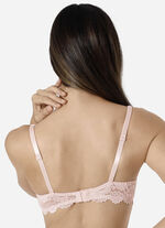 Sassa Zweierpack B&uuml;gel-BH aus Elastikspitze 1X BURGUND, 1X PUDER