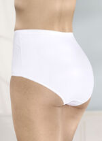 Viererpack Slips mit kleinem Strassherz im Vorderteil 