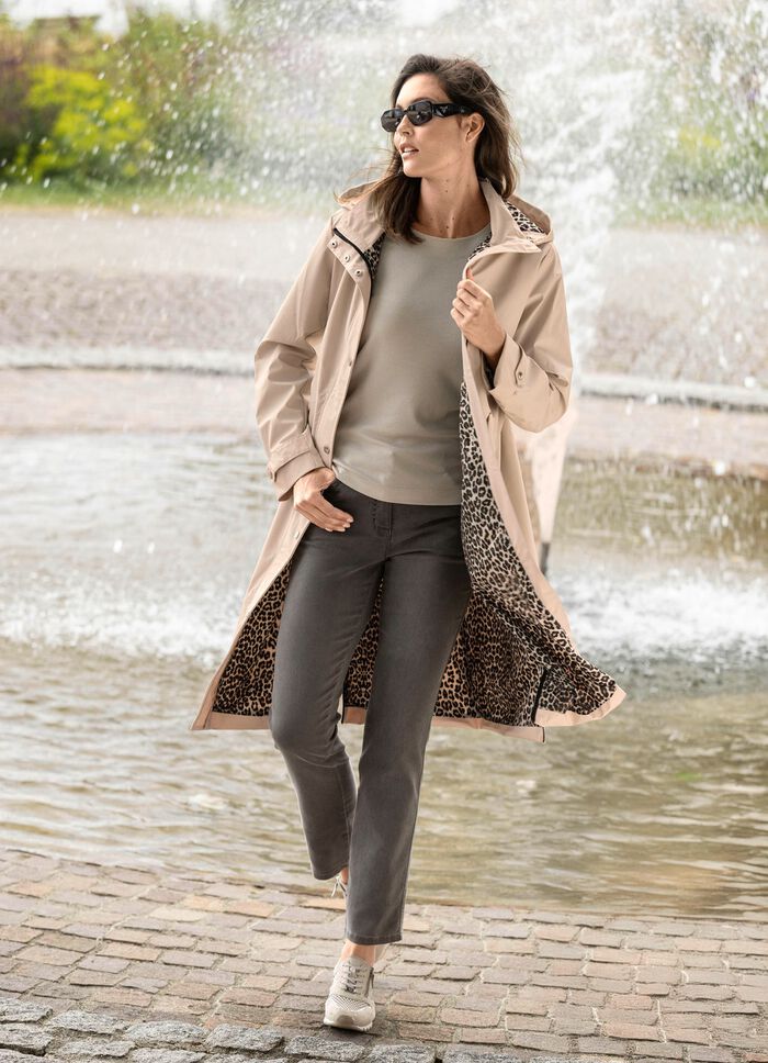 Mantel in leichter A-Linie 