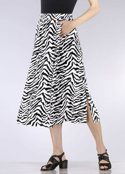 Rock in intressanter Wickeloptik 