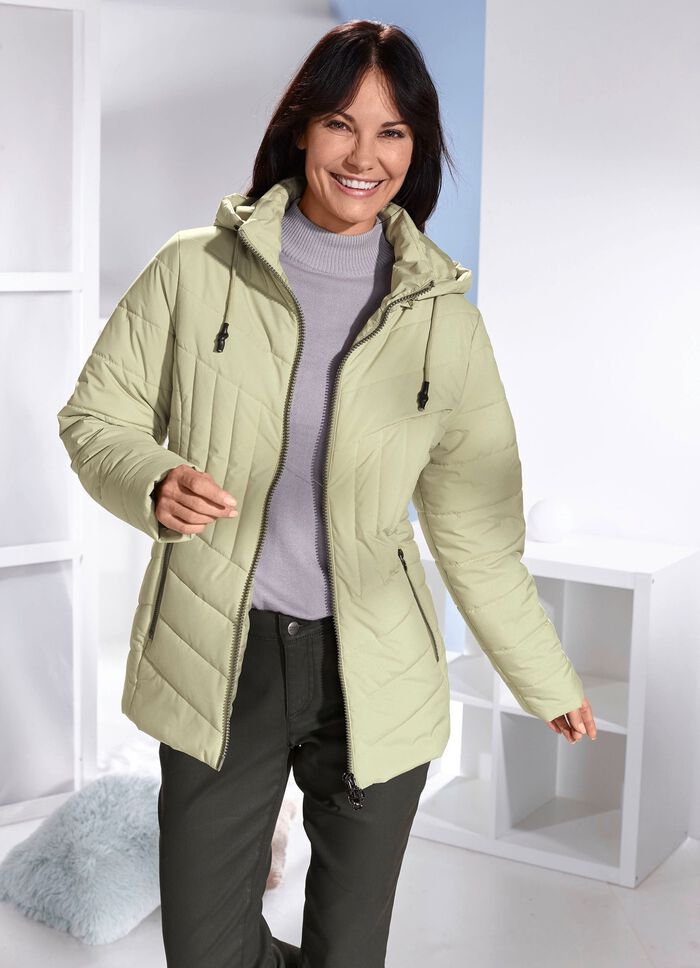 Jacke mit abnehmbarer Kapuze 