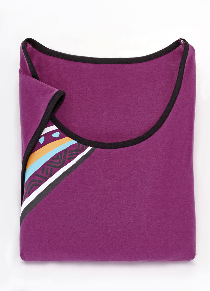 Zweierpack Nachthemden, kürzer geschnitten aus Baumwolle 