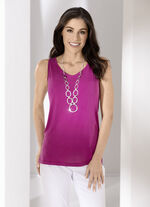 2-teiliges Set bestehend aus Shirtjacke und Trägershirt 