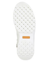 Schnür-Bootie aus echtem Lammfell EISGRAU