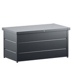 Hochwertige Gartentruhe aus Stahlblech ANTHRAZIT