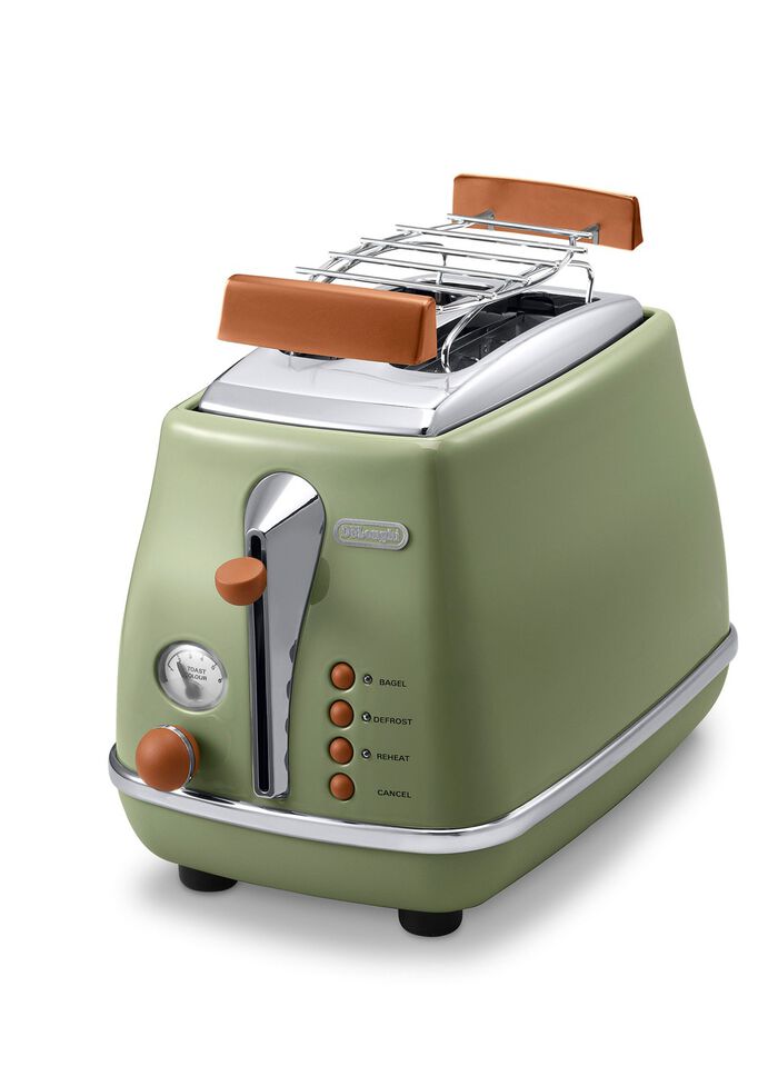"De Longhi" Fr&uuml;hst&uuml;cksserie im Vintage Design GR&Uuml;N
