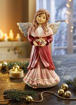 Engel Herzliche Wintergr&uuml;&szlig;e von Goebel BORDEAUX