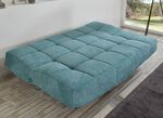 Schlafsofa mit Armteil- und R&uuml;ckenverstellung BLAU