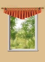 Querbehang mit Schlaufen und Universalschienenband TERRA