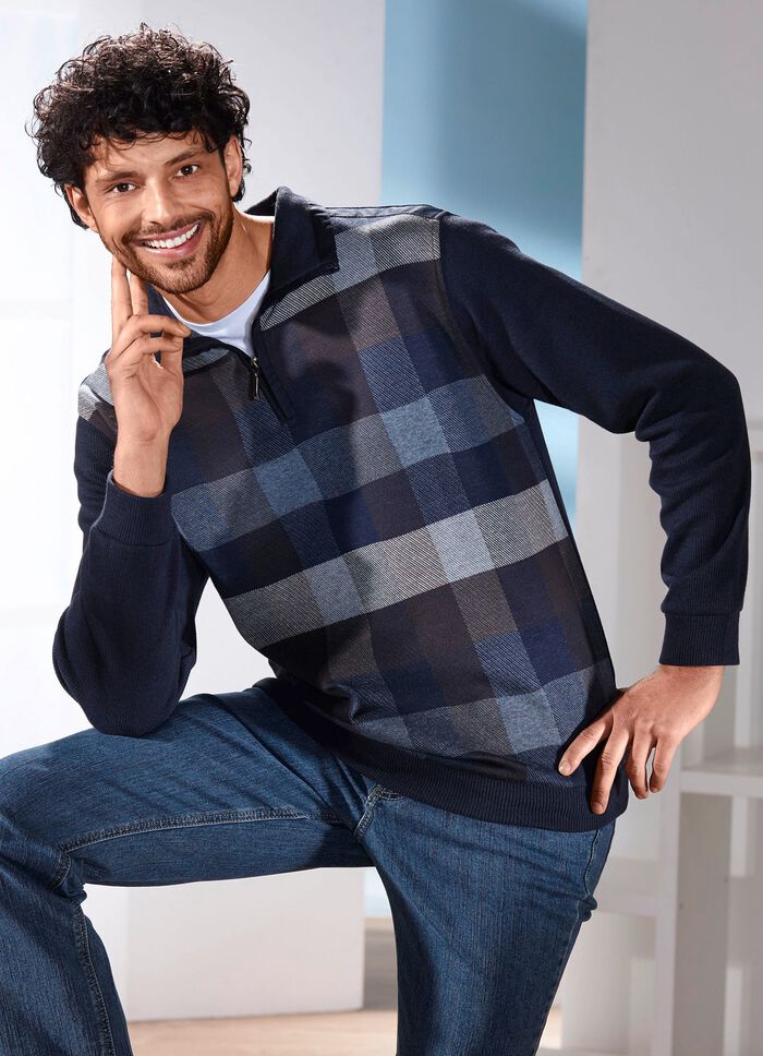 Troyer mit kurzem Rei&szlig;verschluss 