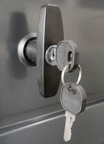 Auflagenbox, 350 Liter, aus verzinktem Stahl 