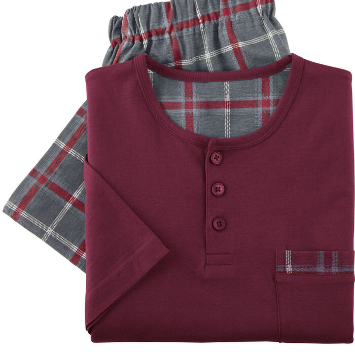 Zweierpack Schlafanzüge mit Knopfleiste 