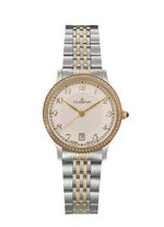 Dugena-Quartz-Damenuhr mit Edelstahlbandgeh&auml;use 