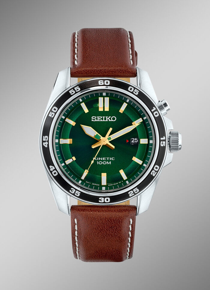 Klassische Kinetic-Quartz-Herrenuhr  