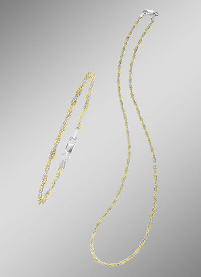 Kordelketten-Schmuckset, 2-teilig  