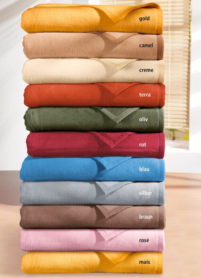 Supersofte Schlafdecke, 2er-Set, aus reiner Baumwolle 