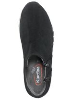 Bootie mit zwei Rei&szlig;verschl&uuml;ssen SCHWARZ