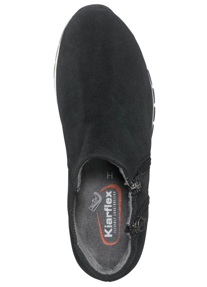 Bootie mit zwei Rei&szlig;verschl&uuml;ssen SCHWARZ