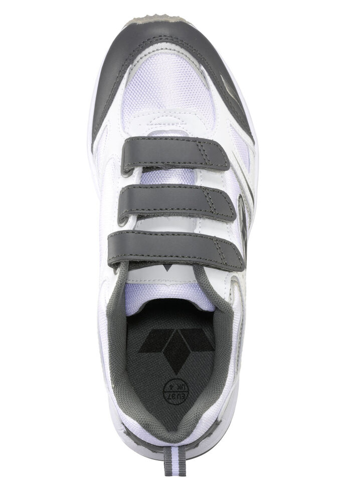 Klett-Sneaker in sportlicher Ausf&uuml;hrung WEISS-GRAU