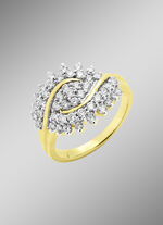 Damenring  mit 45 Brillanten 