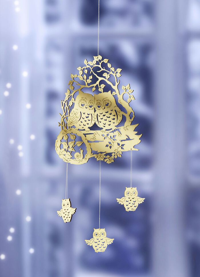 Holz-Fensterbild mit praktischer Aufh&auml;ngung 