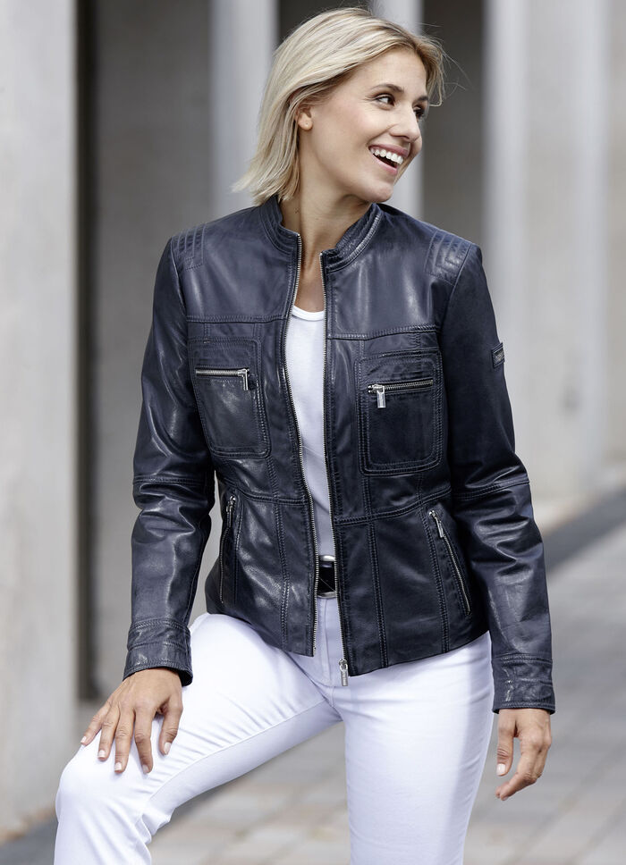 Lederkurzjacke von „Caminari“ 