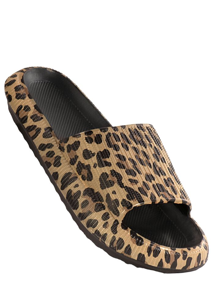 Wolken-Slipper "vitapelle" mit Animal Print 