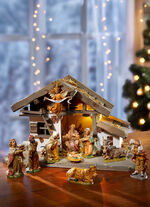 Beleuchteter Krippenstall 