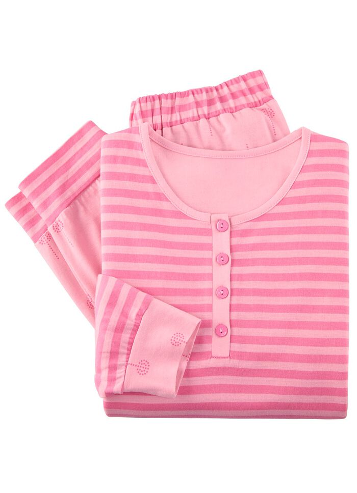 Zweierpack Schlafanz&uuml;ge mit garngef&auml;rbtem Ringeldessin 