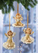 Aufh&auml;nger Engel aus dem Hause Goebel CHAMPAGNER