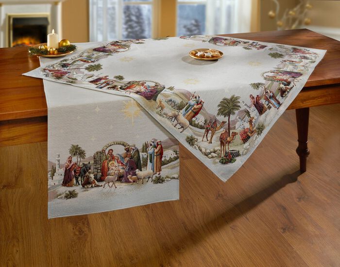 Tisch- und Raumdekoration aus Gobelin 