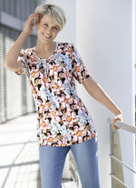 Shirt mit Schlingenknopfverschluss 