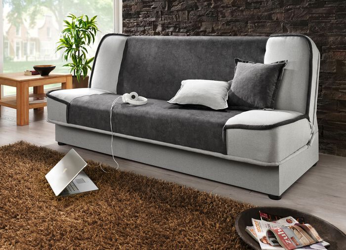 Schlafsofa mit Bettkasten 