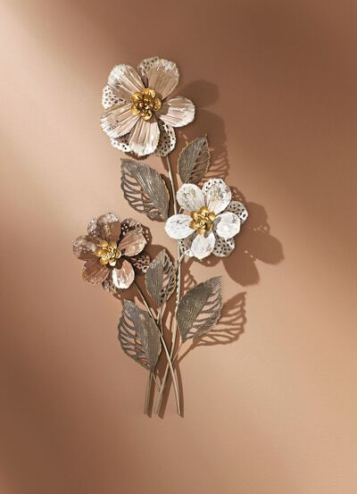 Wanddekoration aus Metall 