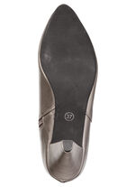 Andrea Conti, trendige Damen-Stiefeletten, mit Reißverschluss ALTSILBER