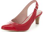ELENA EDEN Sling-Pumps in edler Form ROT