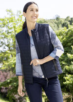 Steppweste mit leichter Wattierung 