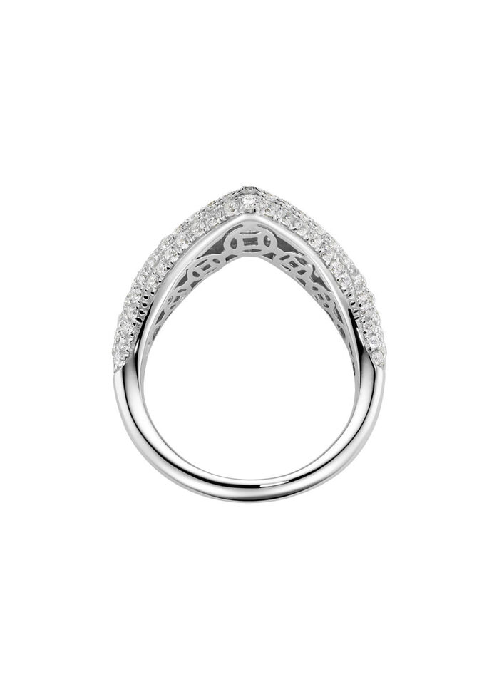 Damenring mit Zirkonia 