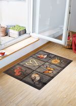 Fu&szlig;matte mit Fr&uuml;hlings-Motiven 