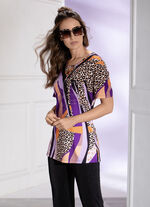 Faszinierendes Longshirt mit Seitenschlitzen 