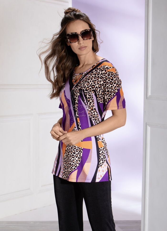 Faszinierendes Longshirt mit Seitenschlitzen 