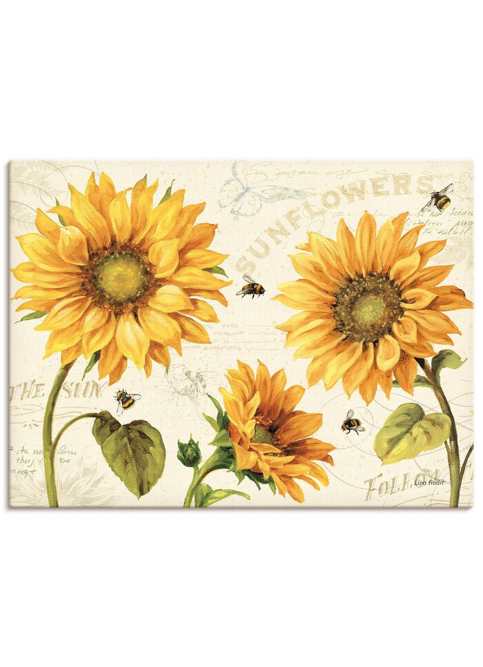 Hochwertiges Leinwandbild auf Holzrahmen 