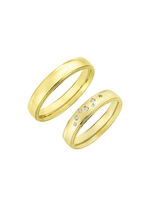 Trauring aus hochwertigem Gold 