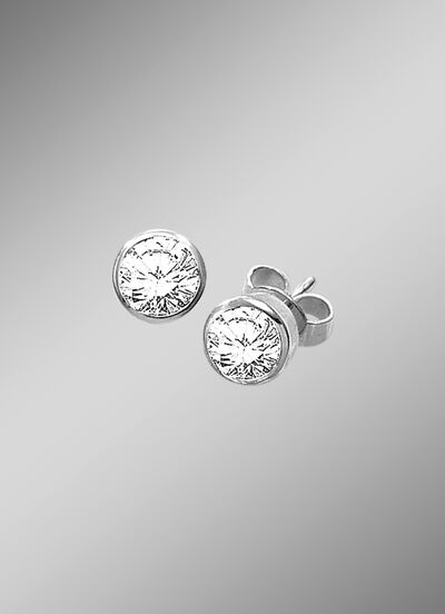 Hochwertiger Single-Ohrstecker mit Brillant 