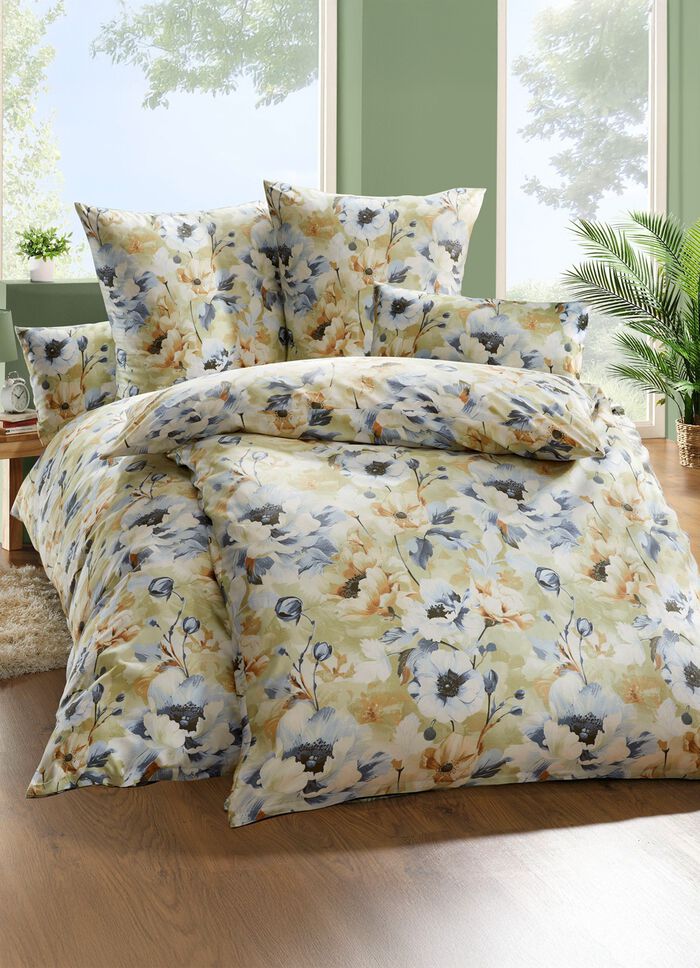 Bettwäsche-Garnitur beidseitig bedruckt 