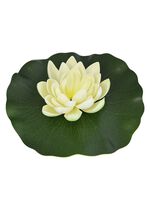 Solar-Seerose in verschiedenen Farben WEISS