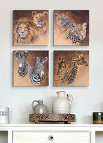 Hochwertiges Leinwandbilder-Set, 4-teilig 