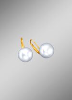 Ohrringe mit S&uuml;&szlig;wasser-Zuchtperlen 