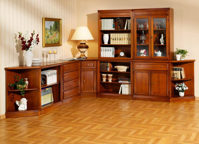 Erstklassige M&ouml;belserie mit Echtholzfurnier 