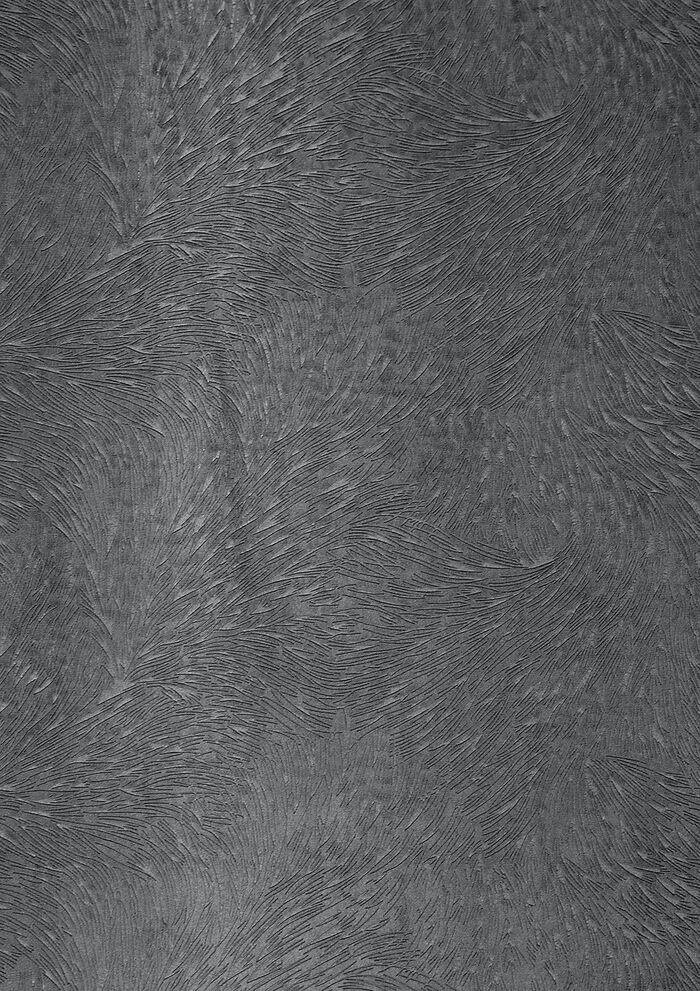 Stuhlhusse in Samtoptik GRAU